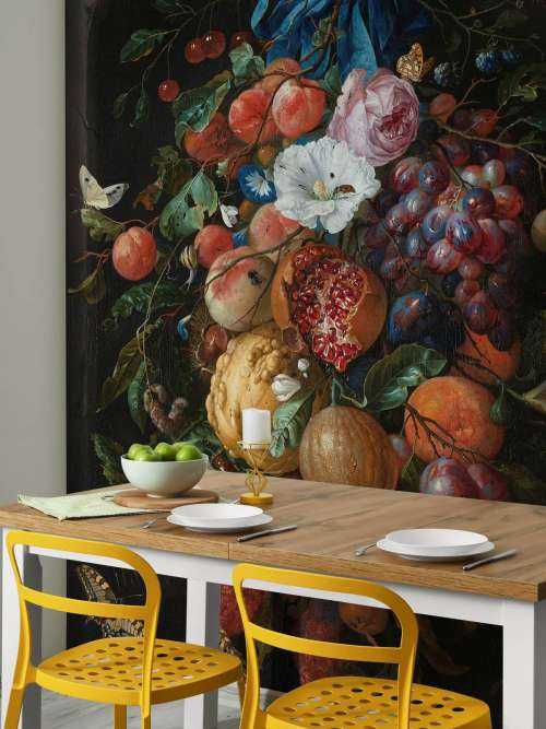 Festin de fruits et de fleurs