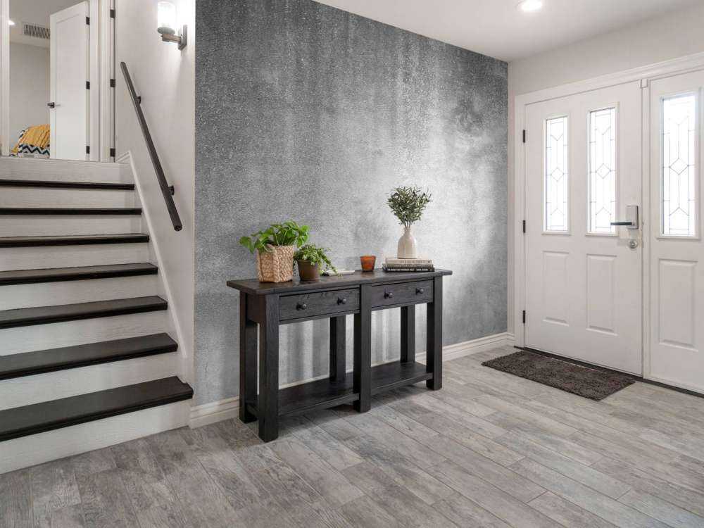 Béton gris détaillé