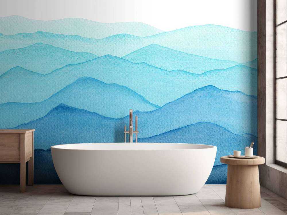 Aquarelle des montagnes