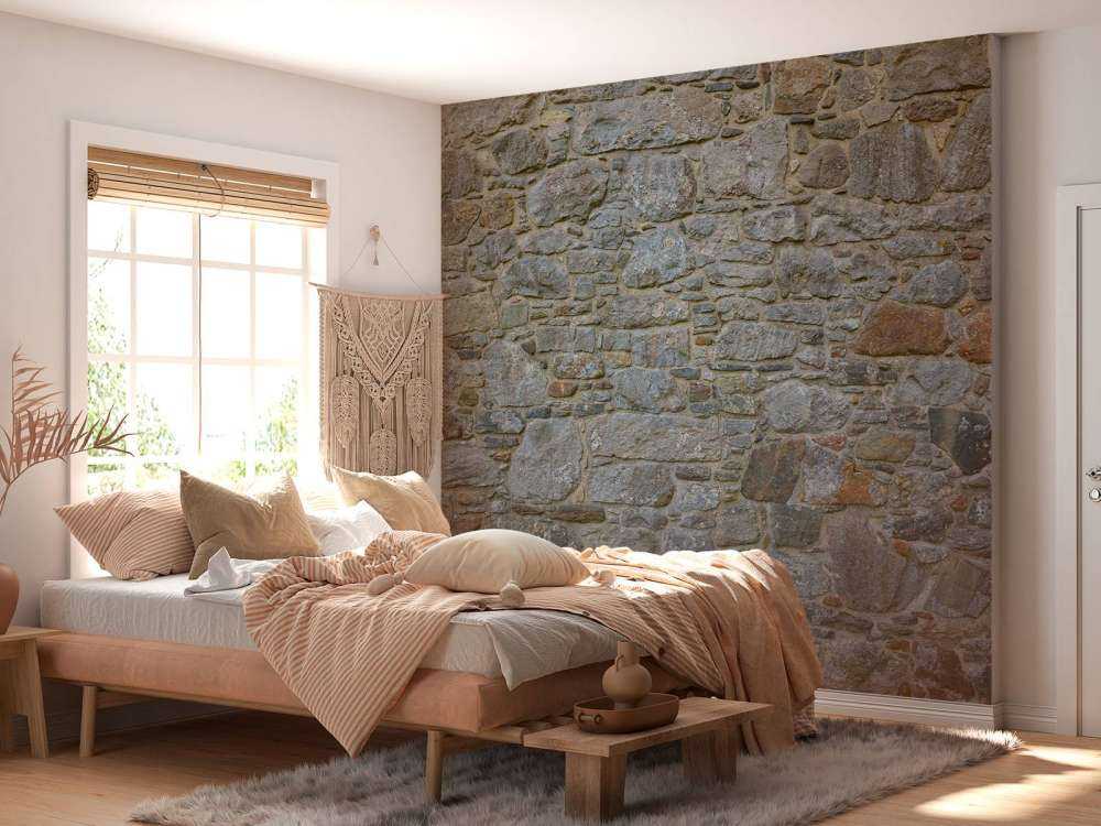Mur de pierre médiéval