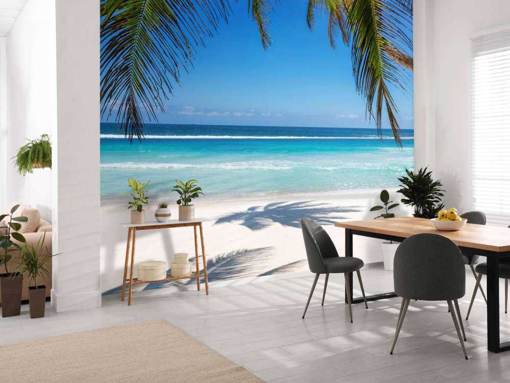 Plage au bord de mer