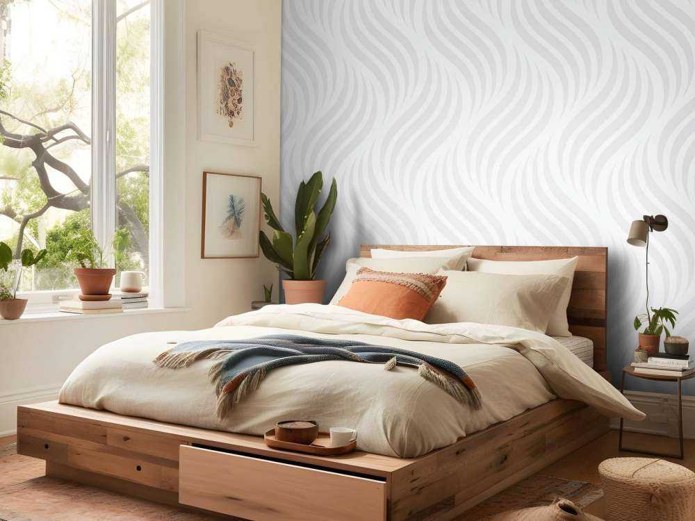 Motif Rayures grises