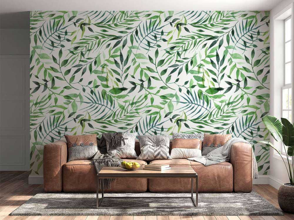 Motif joyeux, vert
