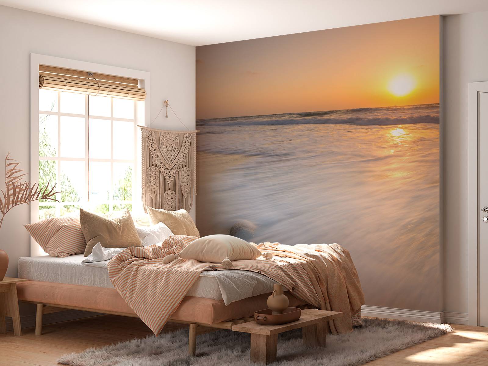 Coucher de soleil à la plage