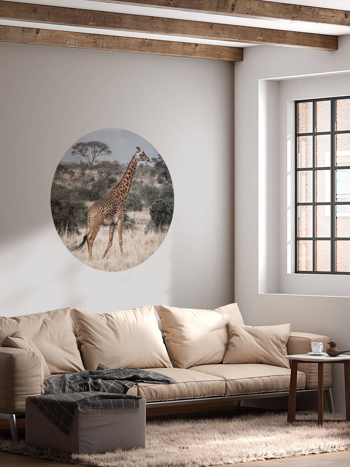 Portrait de girafe