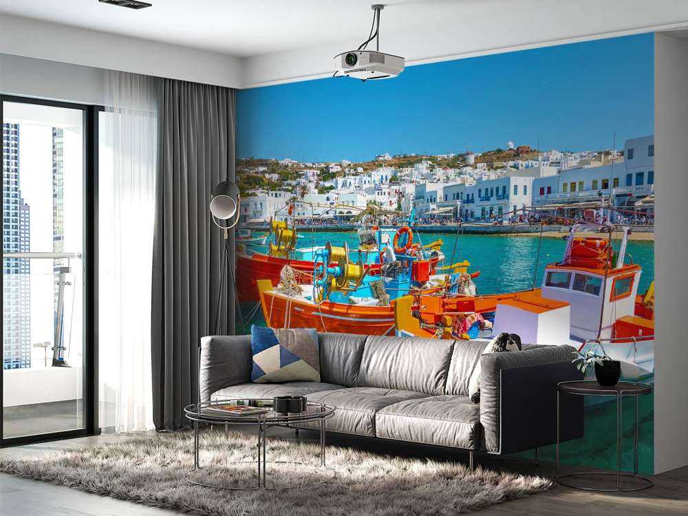 Bateaux de couleur