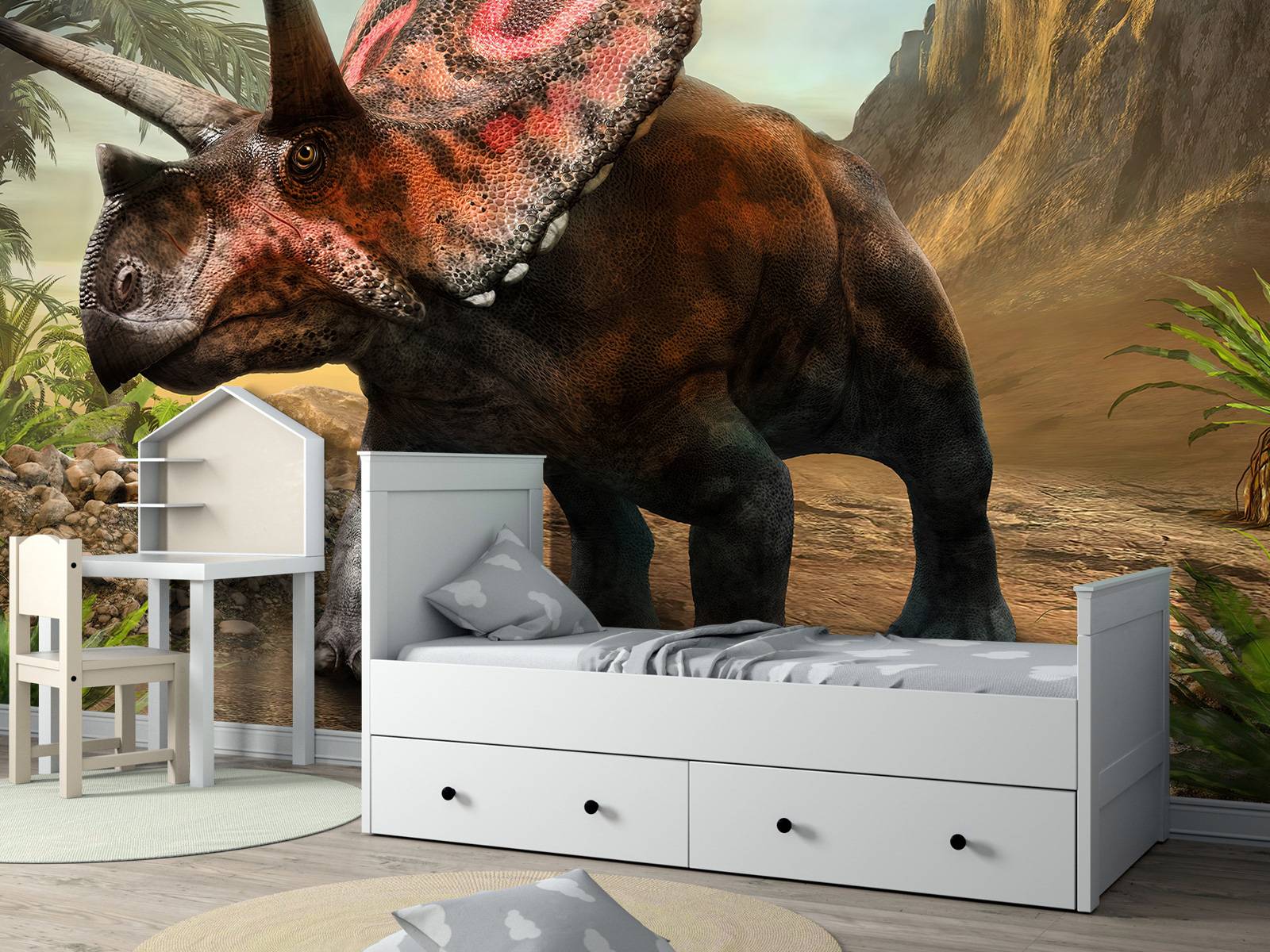 Torosaurus dans les bois