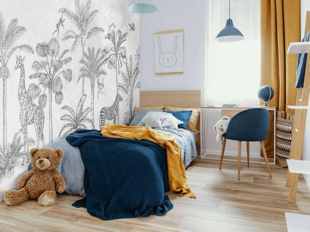 Animal tropical jungle gris