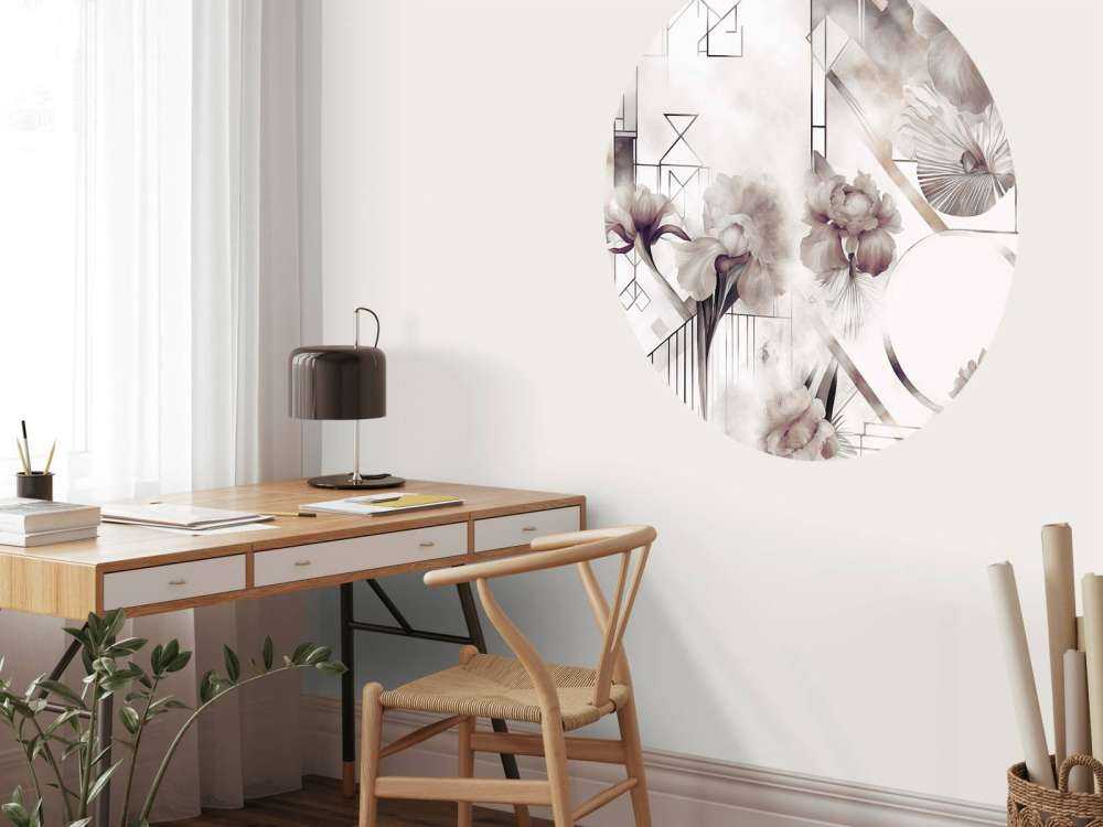 Géométrie Aquarelle Marron