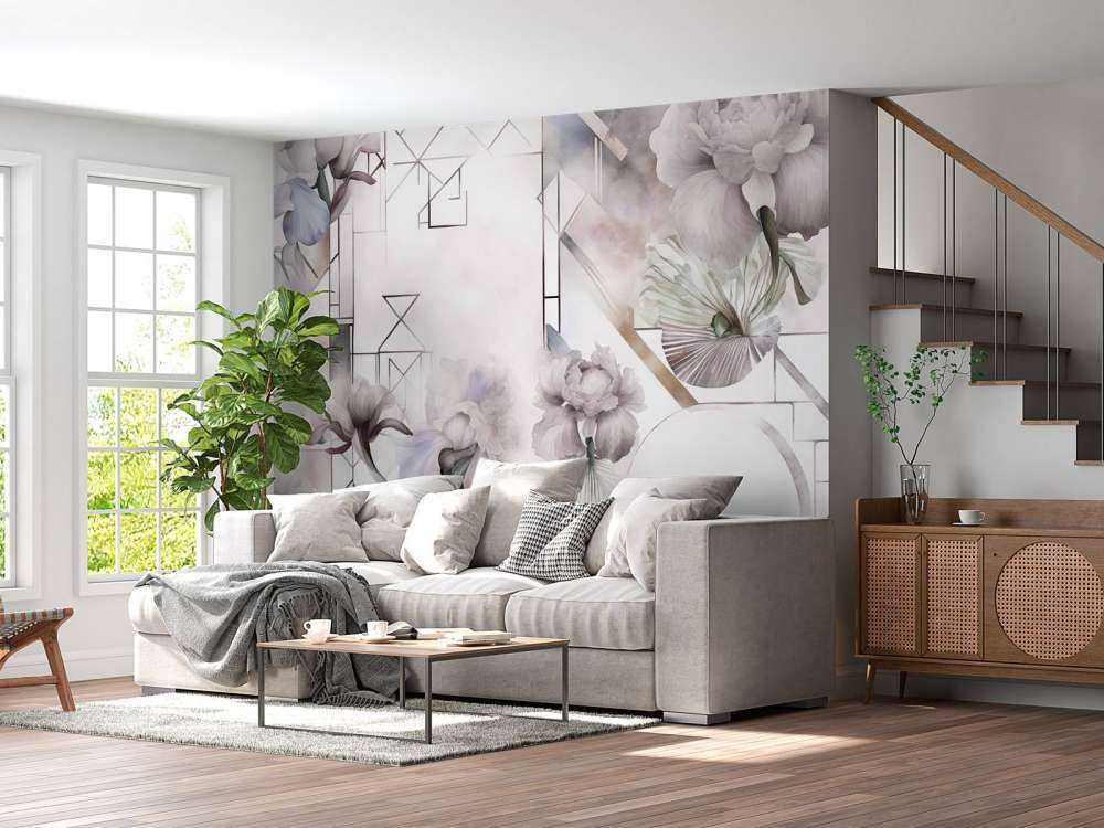 Géométrie Aquarelle Beige