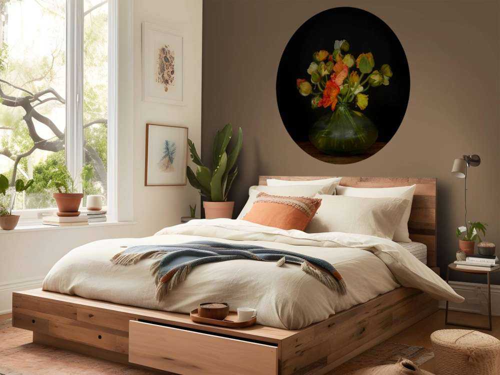 Vase pittoresque avec des fleurs