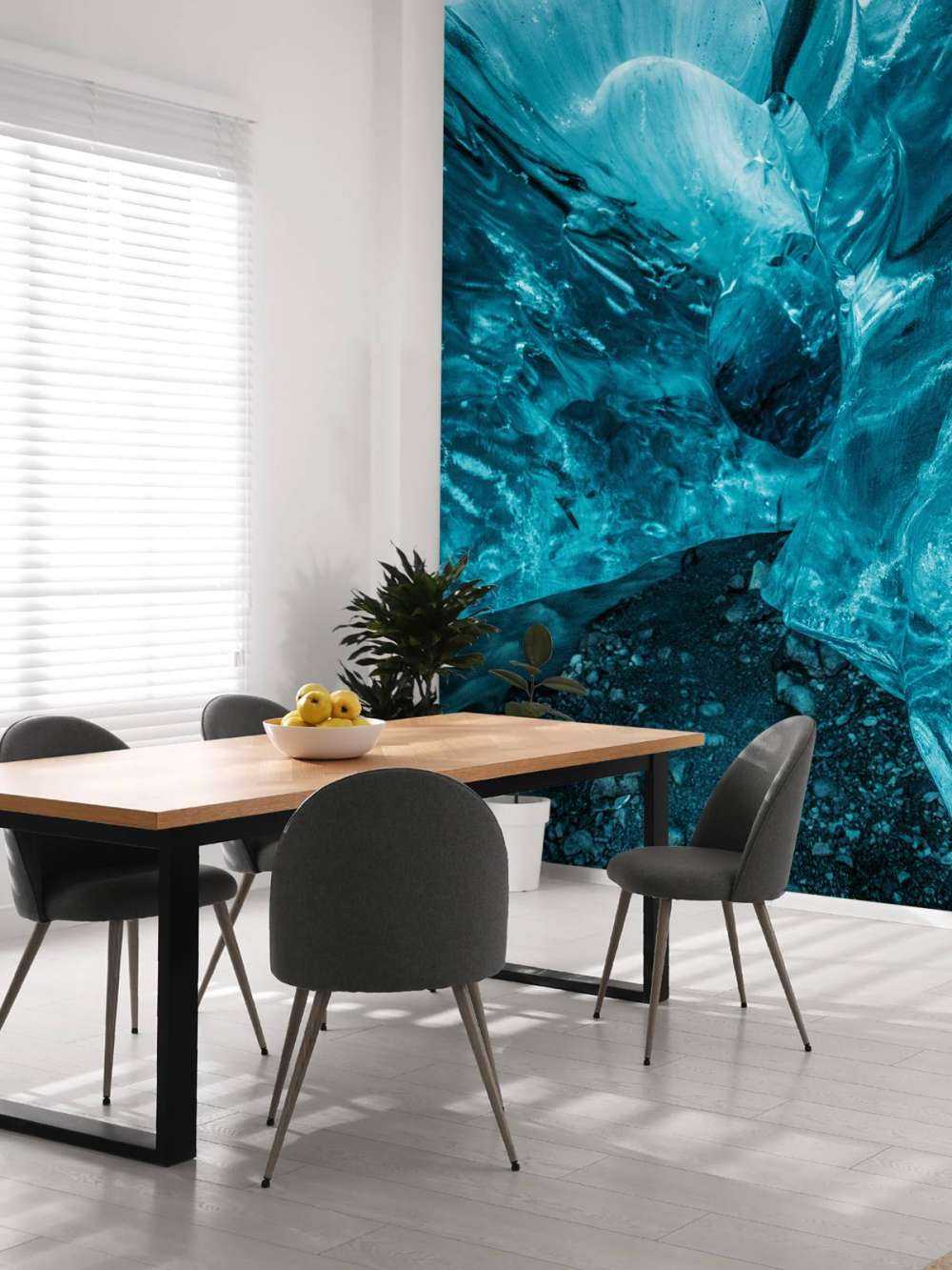 Grotte avec de la glace