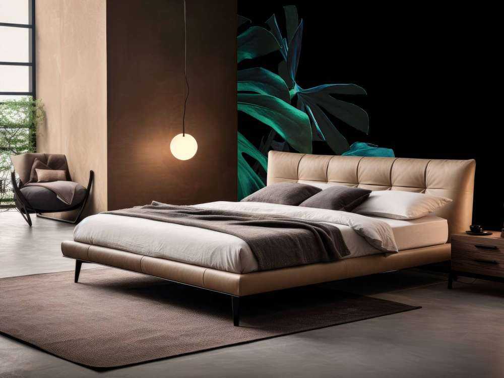 Feuilles tropicales sur fond noir