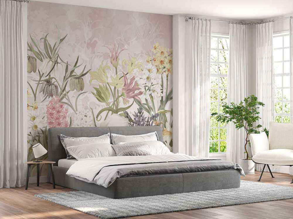 Fleurs de printemps - Rose pastel pétale