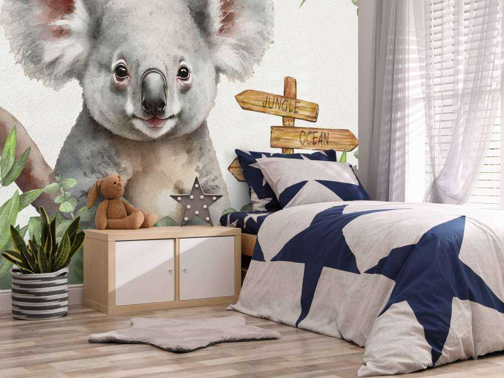 Bébé koala dans la jungle