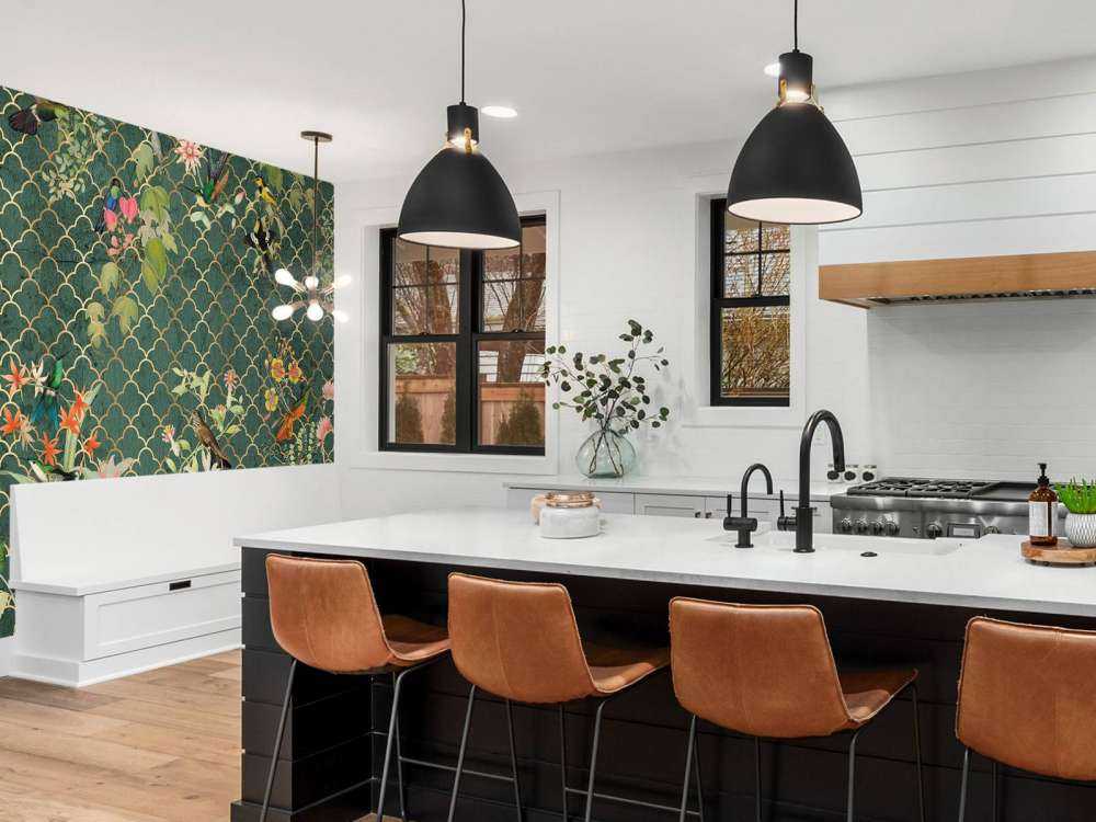 Élégance de la jungle avec de l'or