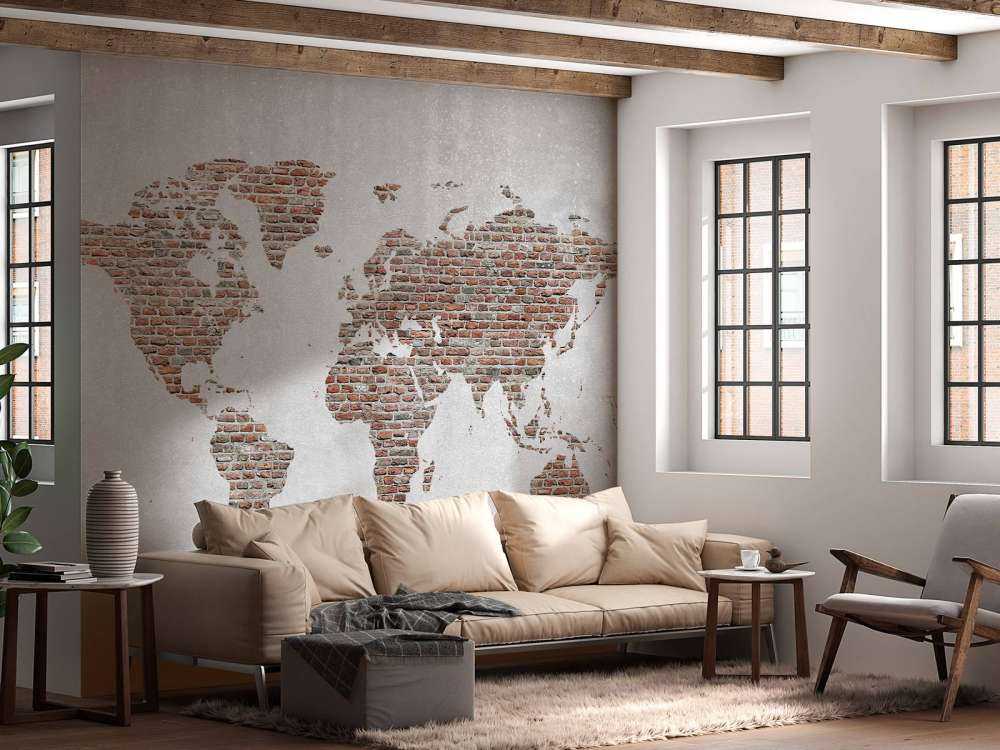 Pierres de la carte du monde