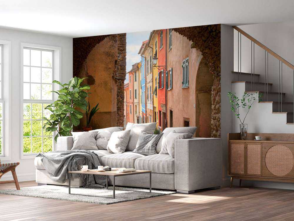 Rue italienne avec arc