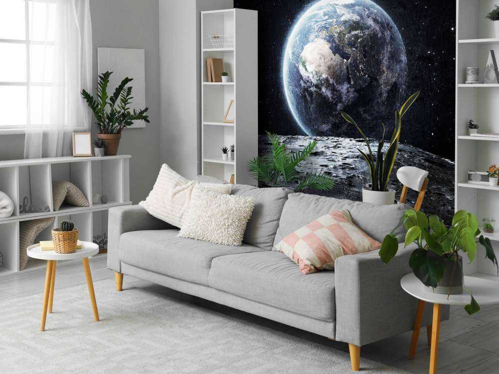 La lune et la terre