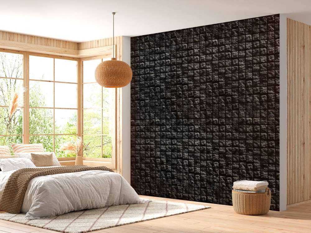 Pierres carrées noires