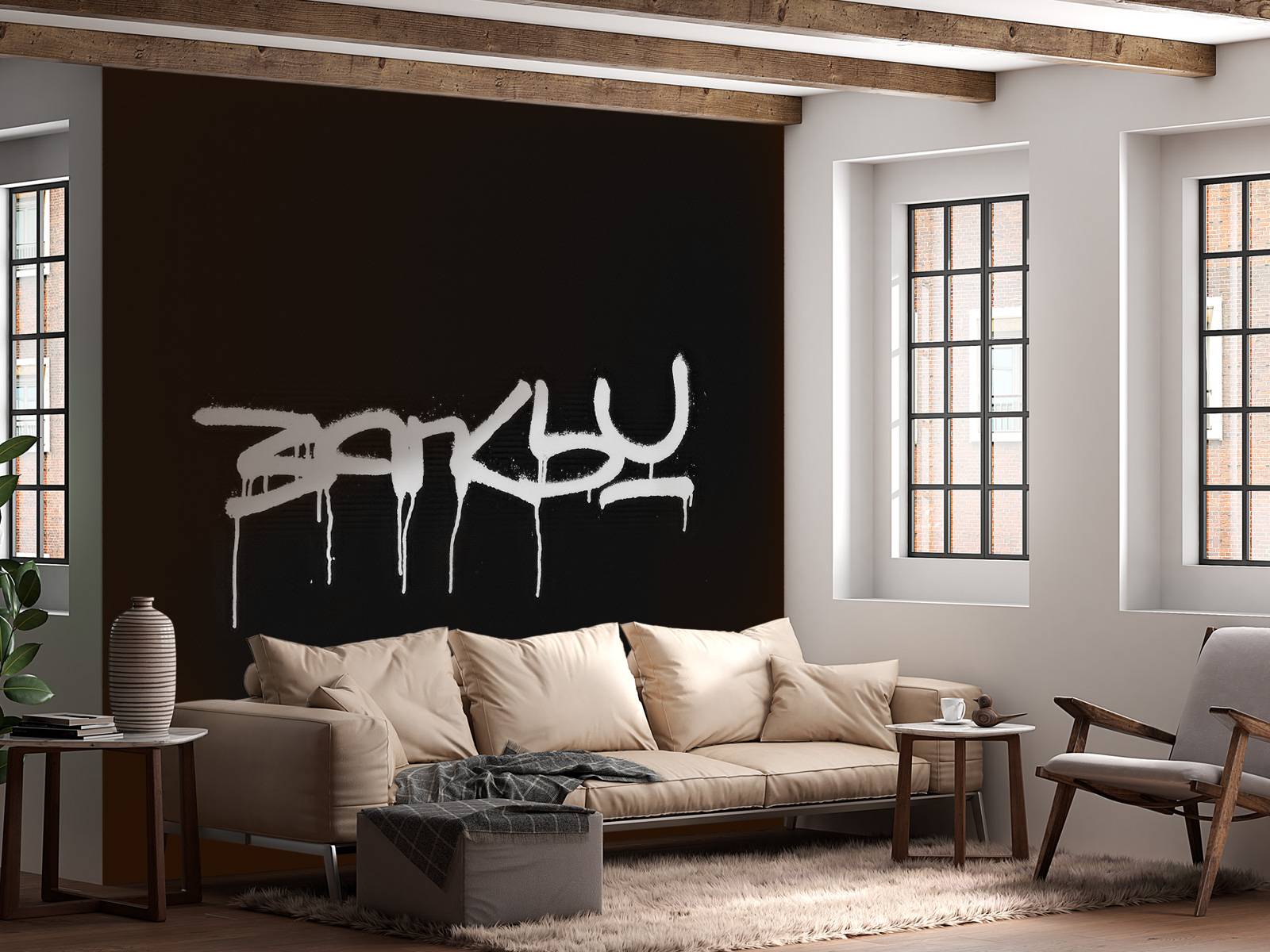 Banksy - Tag, black