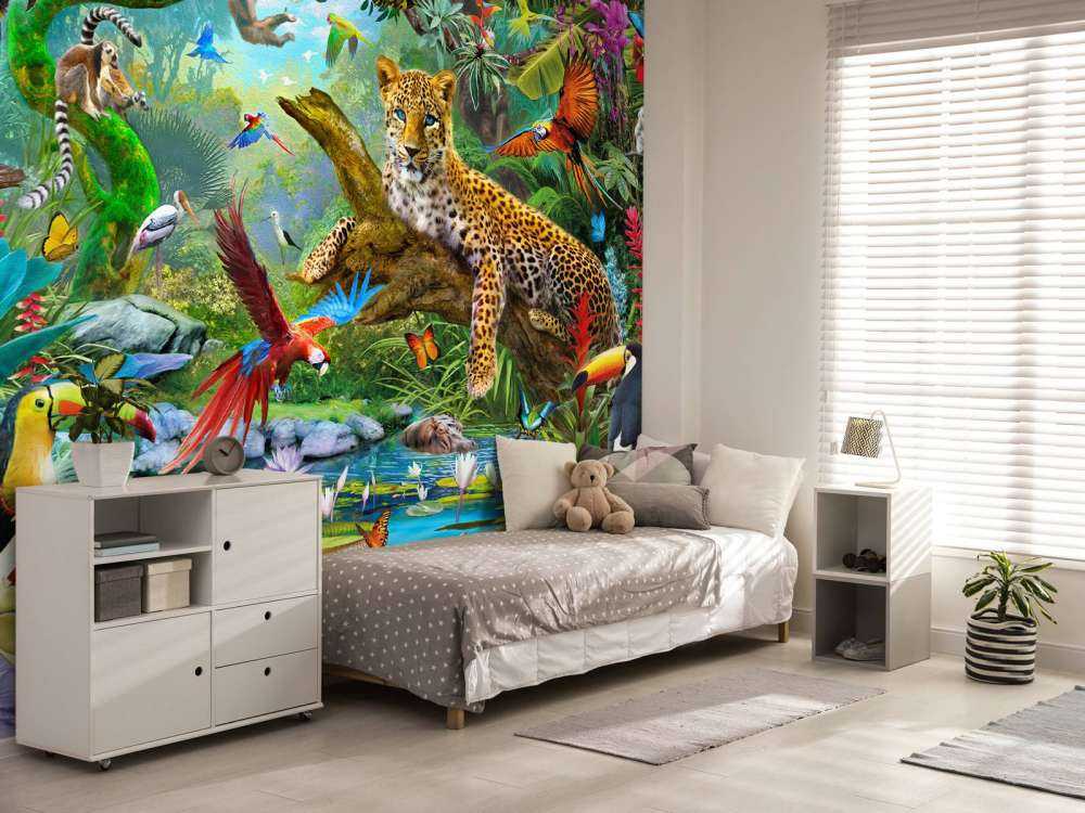 Leopard In Jungle