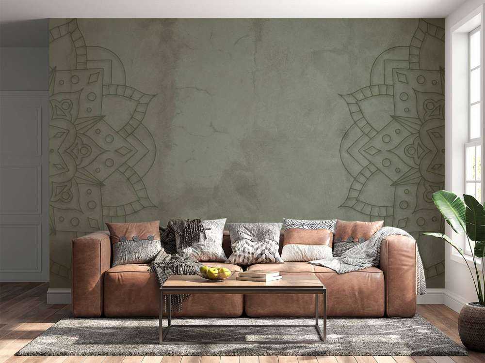 Mandala Vert Météorisé