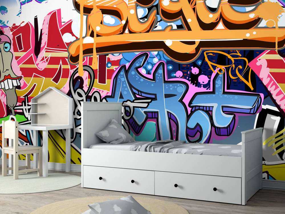 Texte graffiti