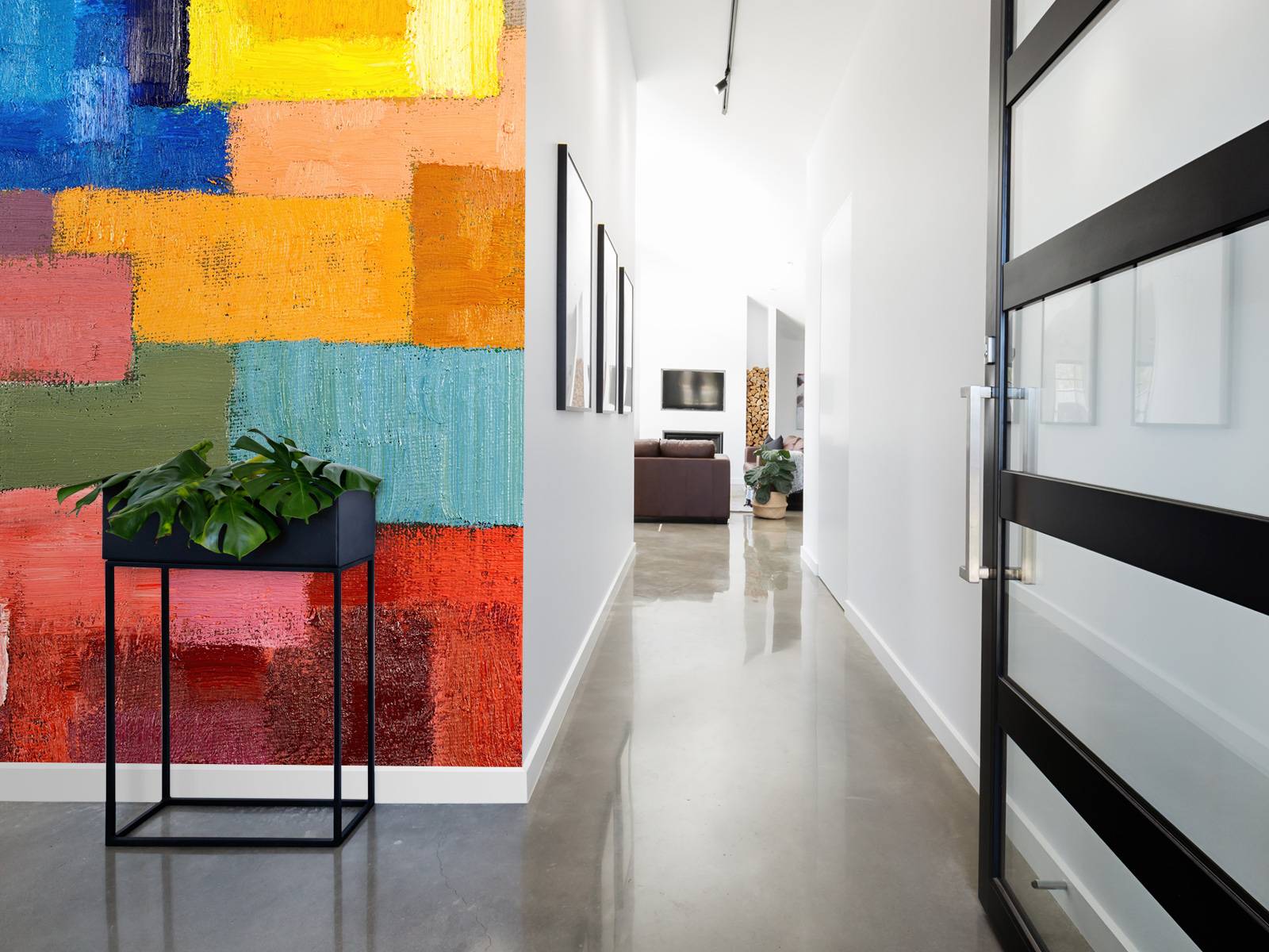 Répartition des surfaces colorées