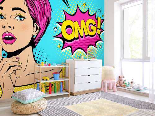 Femme au style pop art