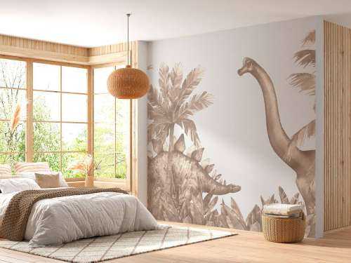 Dinosaures en taupe
