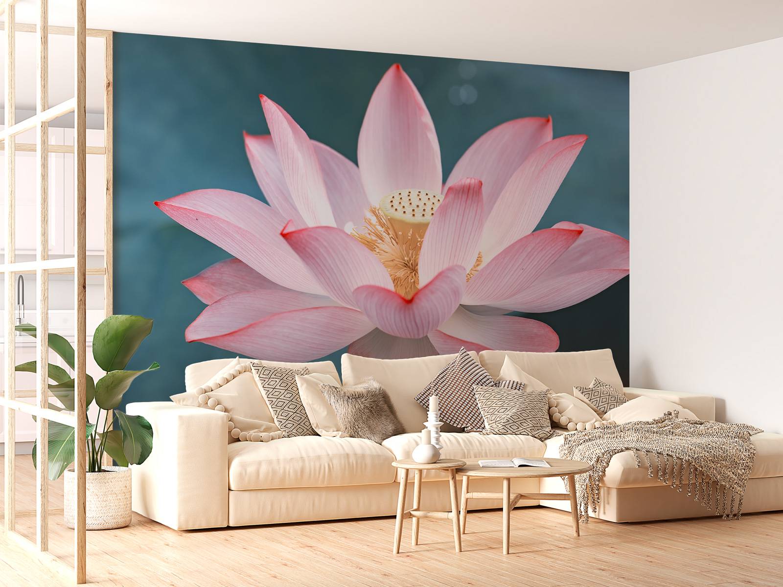 Gros plan sur la fleur de lotus