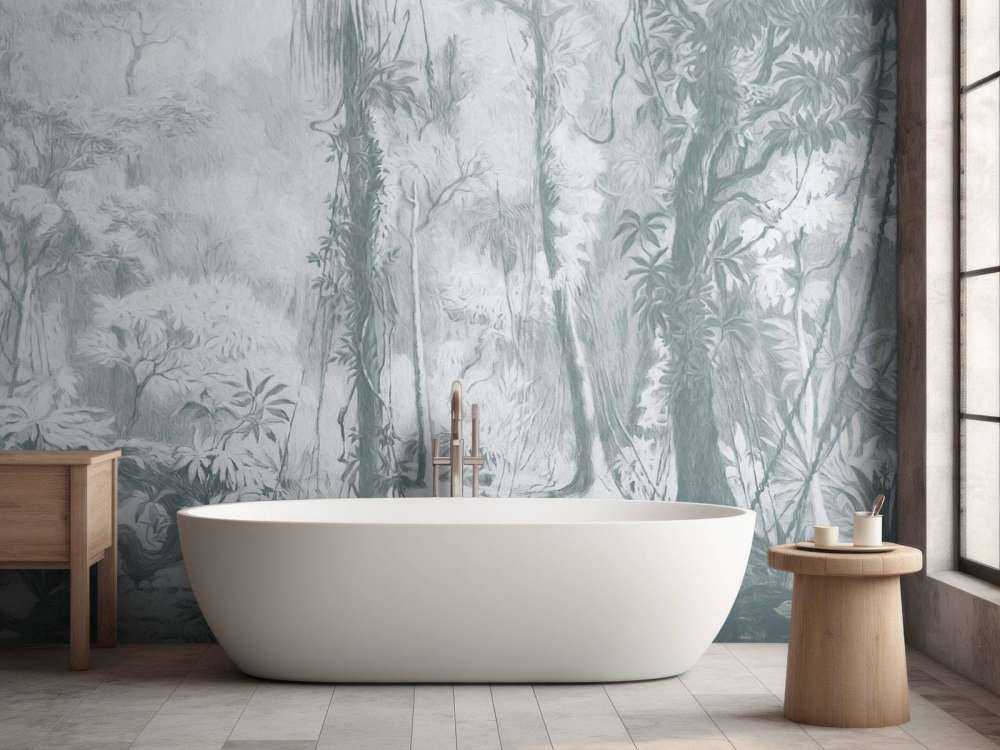 Forêt tropicale - bleu