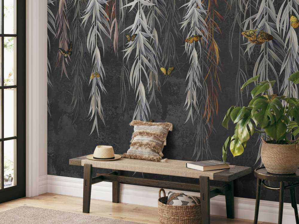 Branches avec papillons