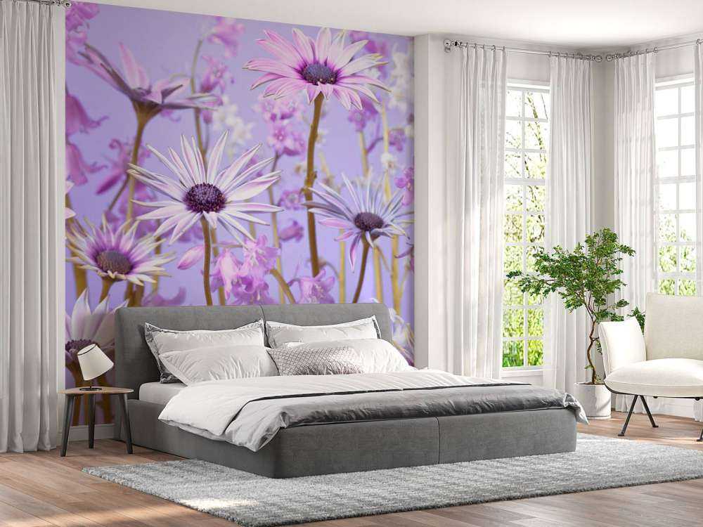 Fleurs violettes