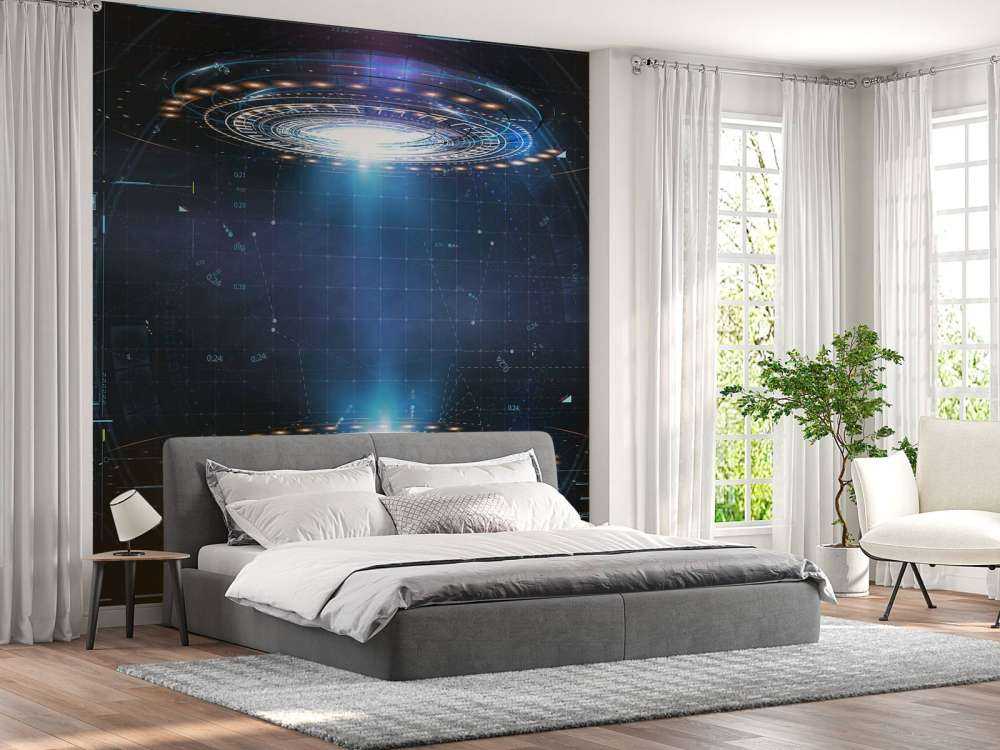 Tableau de bord futuriste
