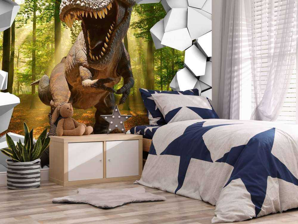 Dino dans un mur