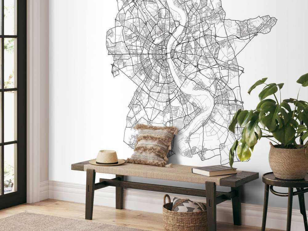 Plan de Cologne, blanc