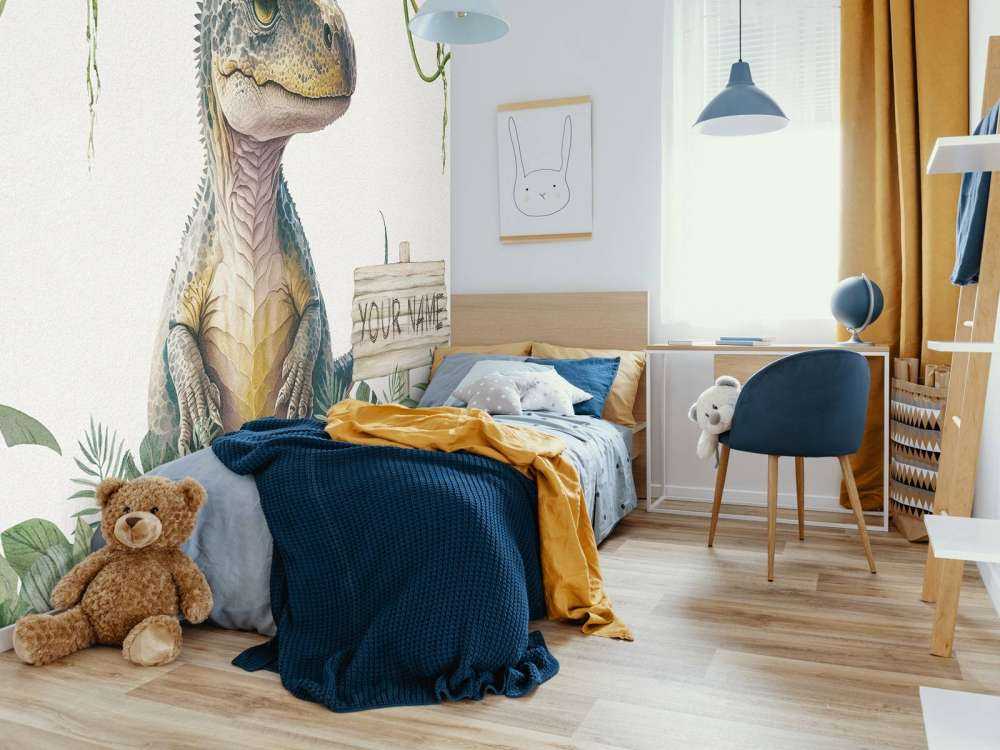 Bébé T-rex dans la jungle