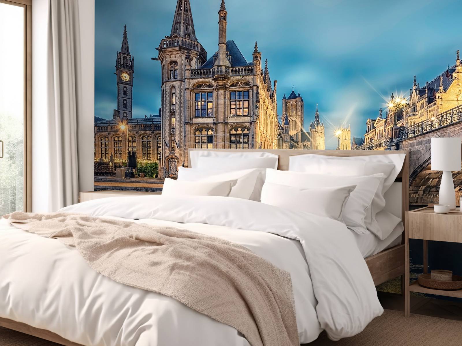 Gand au crépuscule