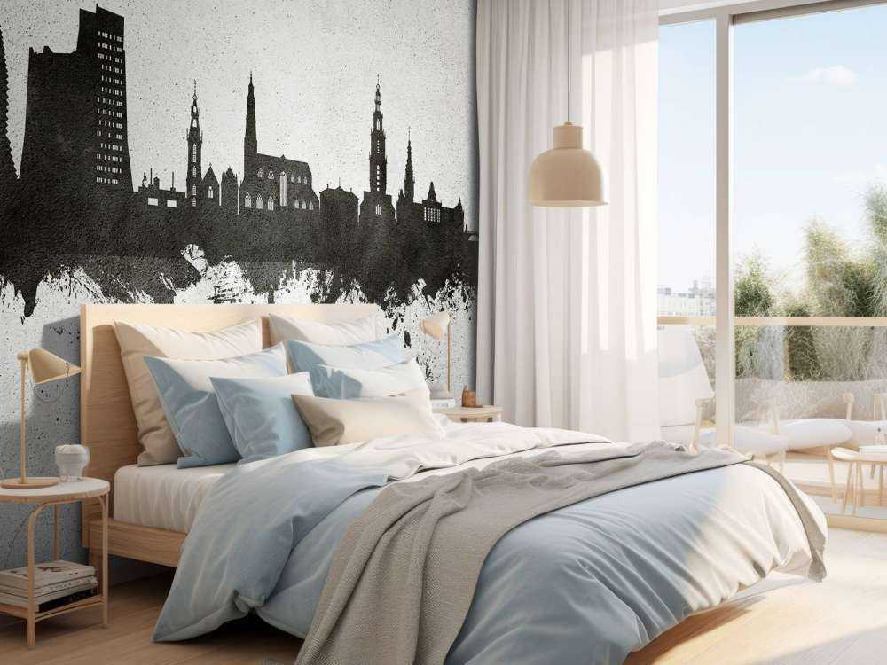 Aquarelle skyline, Groningue
