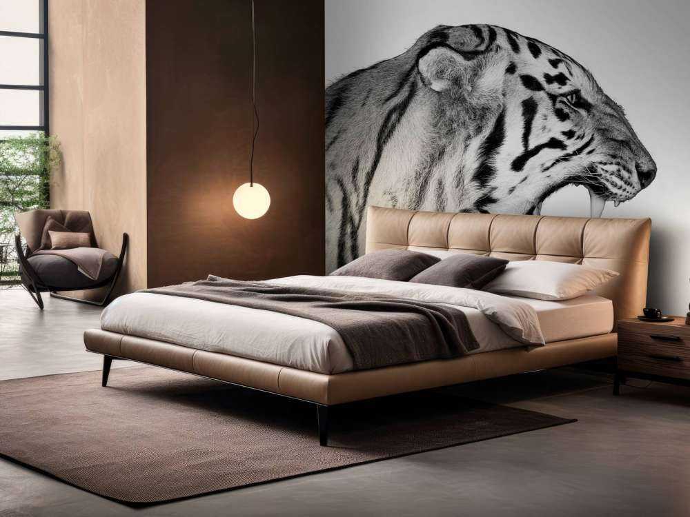 Tigre rugissant blanc