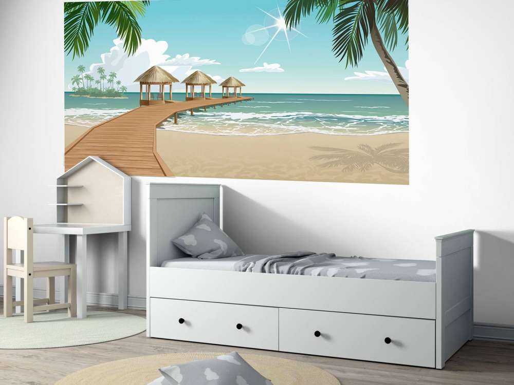 Plage d'été