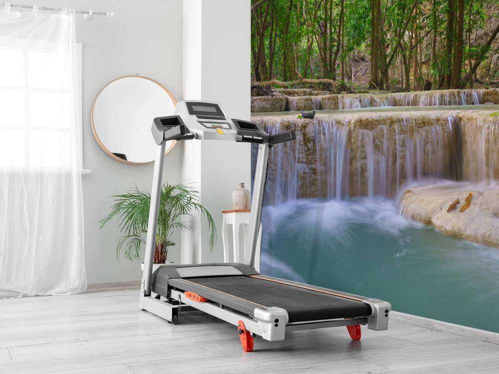 Chute d'eau dans une forêt tropicale profonde