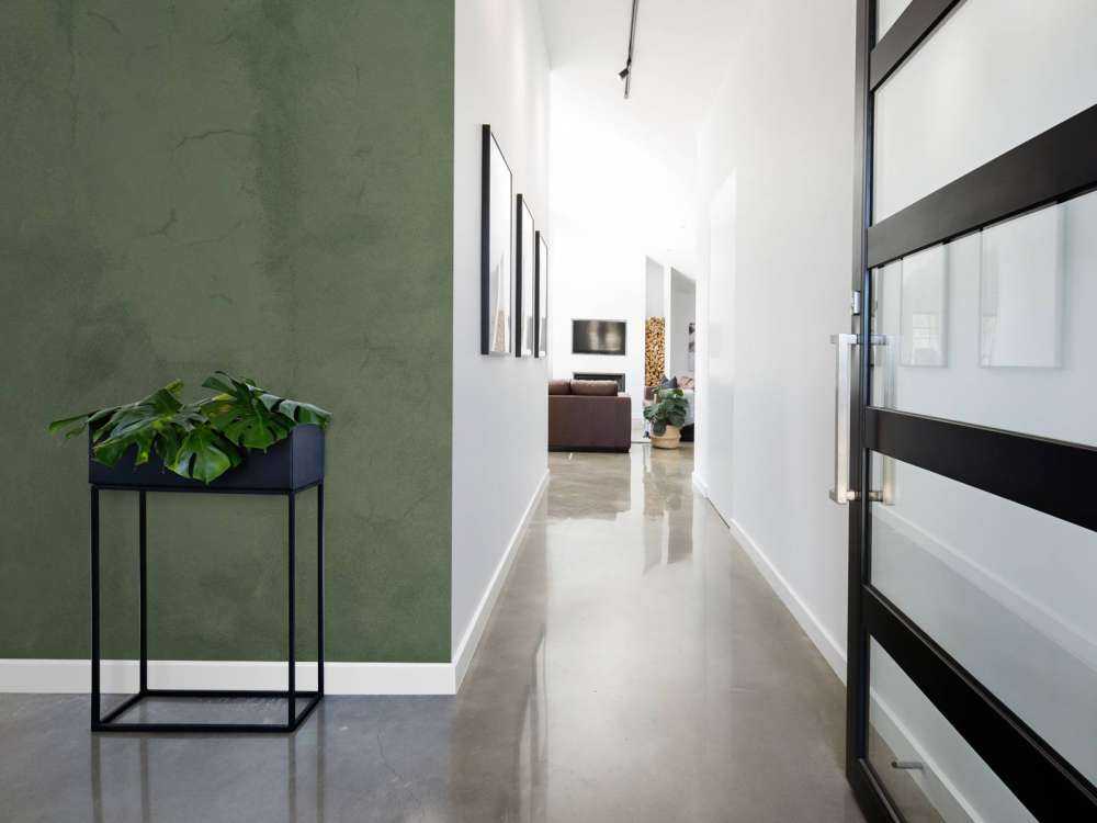 Béton vert olive