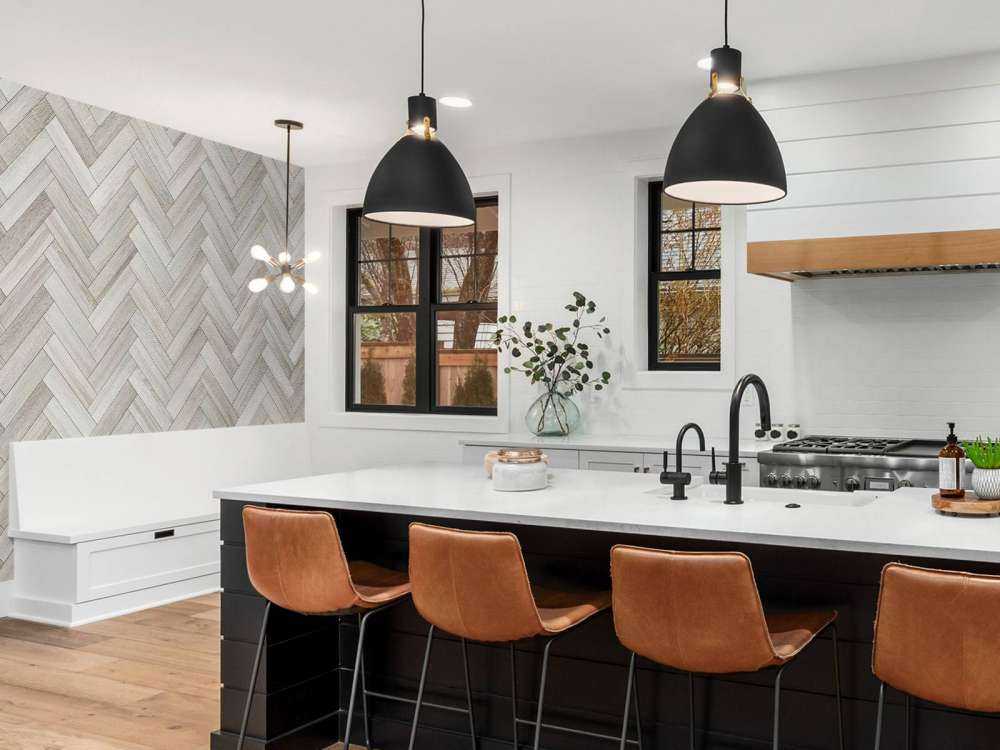 Chevron gris