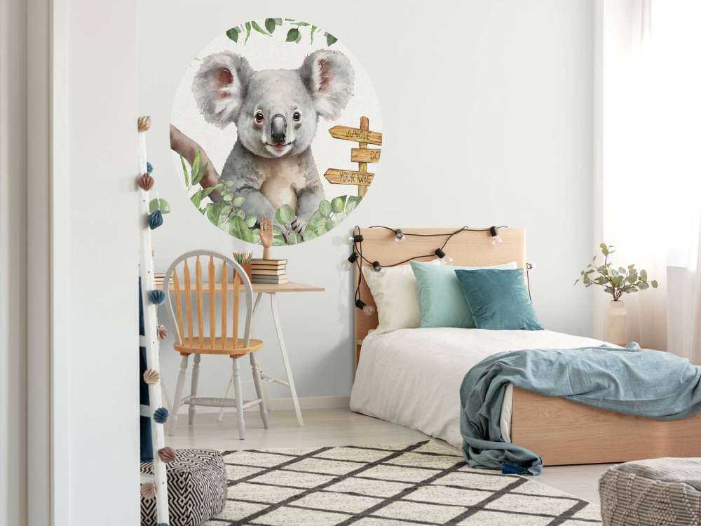 Bébé koala dans la jungle