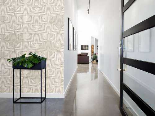 Arches et courbes Boho - sable