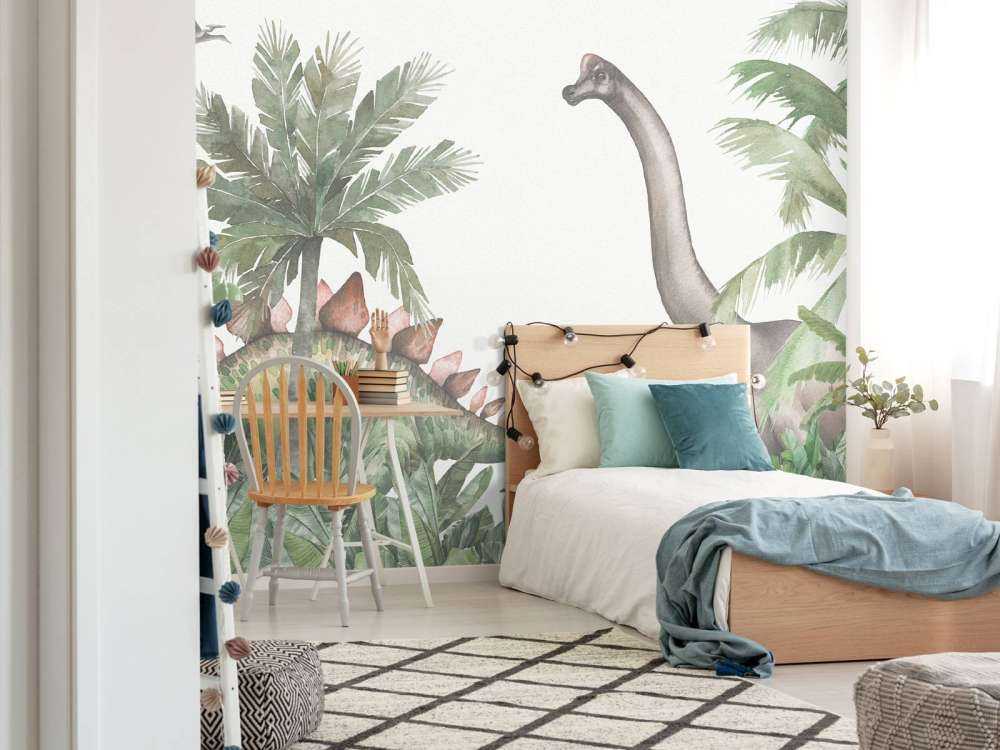 Dinosaures dans la jungle
