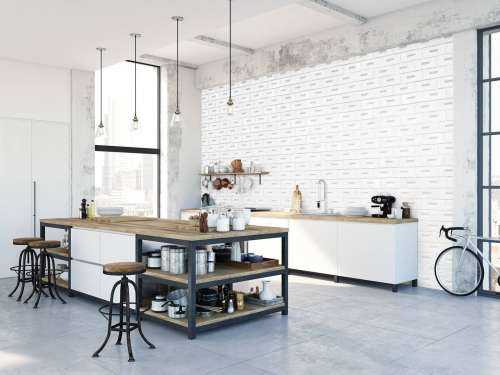 Briques blanches modernes